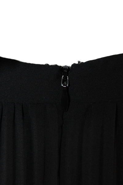 Club Monaco Women Fit & Flare Sleeveless Black Mid-Calf Dress Size 00