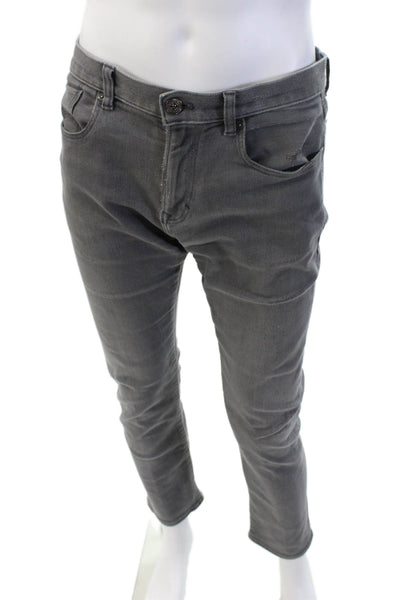 Banana Republic Mens Skinny Tapered Gray Jeans Size 31