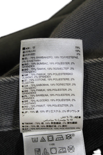 Banana Republic Mens Skinny Tapered Gray Jeans Size 31