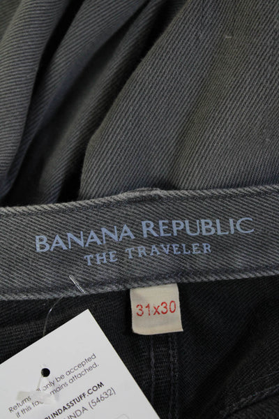 Banana Republic Mens Skinny Tapered Gray Jeans Size 31