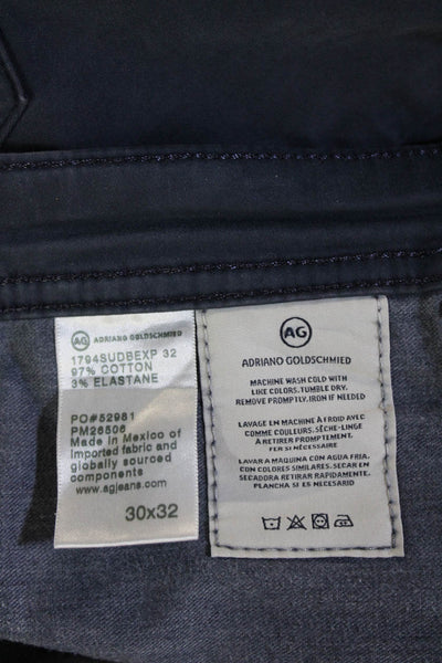 AG Adriano Goldschmied Mens Dark Blue Chino Pants Size 30