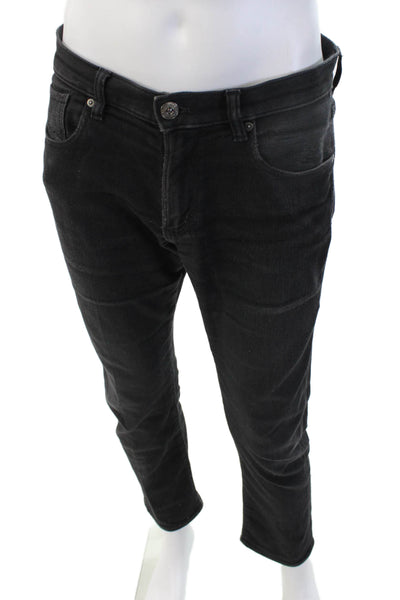 Banana Republic Mens Black Skinny Tapered Jeans Size 31