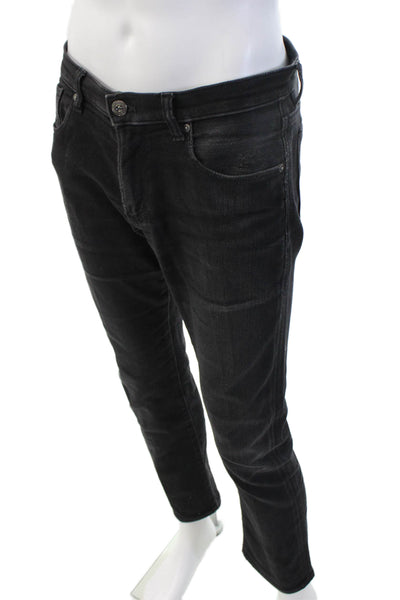 Banana Republic Mens Black Skinny Tapered Jeans Size 31
