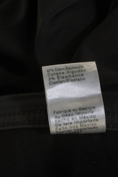 AG Adriano Goldschmied Mens Chino Pants Dark Gray Cotton Stretch Size 30