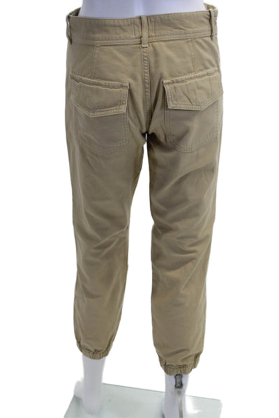 Citizens of Humanity Unisex Cargo Jogger Khakis Pants Beige 100% Cotton Size 24