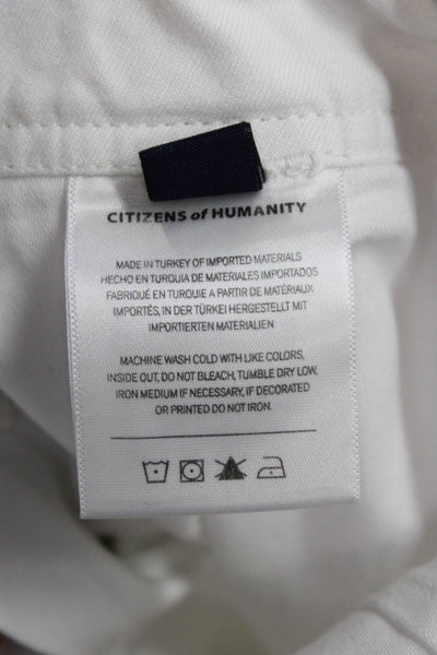 Citizens of Humanity Unisex Cargo Jogger Pants White Size 24