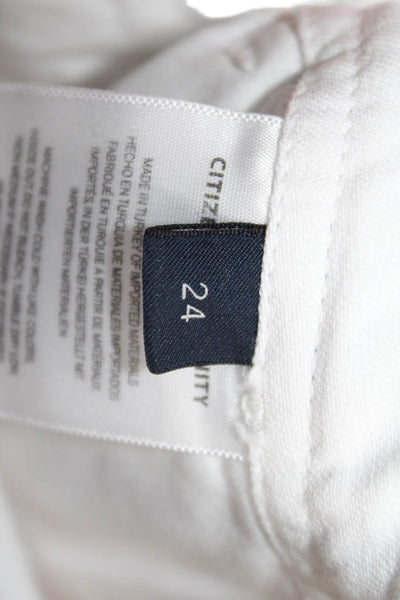 Citizens of Humanity Unisex Cargo Jogger Pants White Size 24