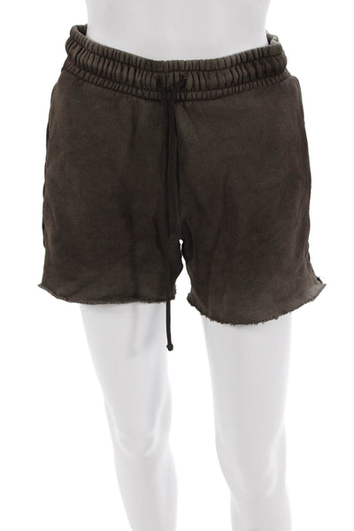 Cotton Citizen Unisex Sweat Brown Cotton Drawstring Shorts Size XS