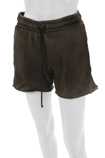 Cotton Citizen Unisex Sweat Brown Cotton Drawstring Shorts Size XS