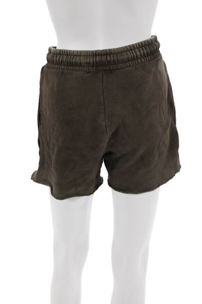 Cotton Citizen Unisex Sweat Brown Cotton Drawstring Shorts Size XS