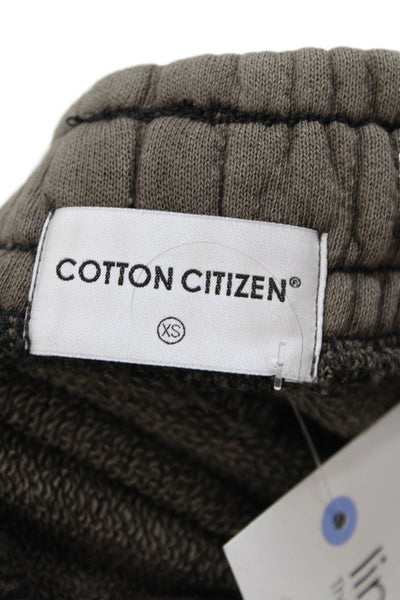 Cotton Citizen Unisex Sweat Brown Cotton Drawstring Shorts Size XS
