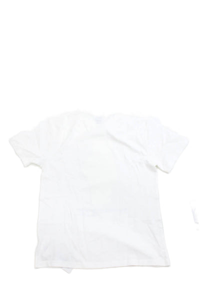 Polo Ralph Lauren Girls Round Neck Short Sleeves Graphic T-Shirt White Size 10