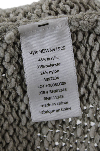 Barefoot Dreams® Women Cardigan Gray V-Neck Long Sleeve Size XS