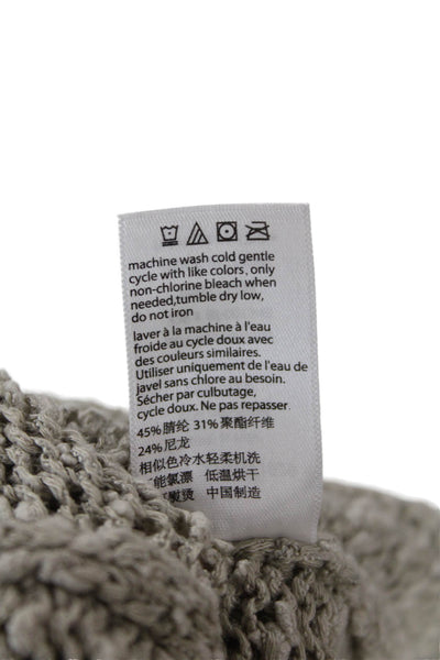 Barefoot Dreams® Women Cardigan Gray V-Neck Long Sleeve Size XS