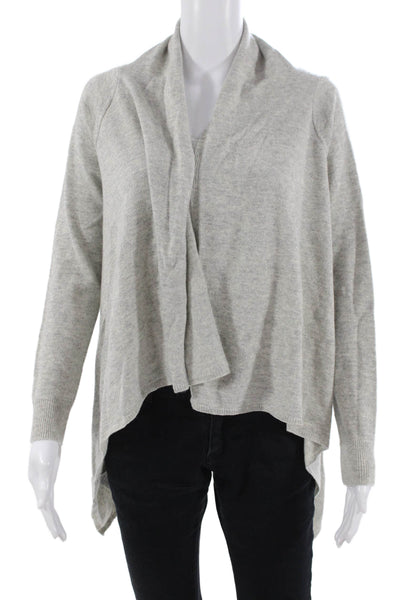 Vineyard Vines Women Gray Merino Cashmere Cardigan Long Sleeve Size XS
