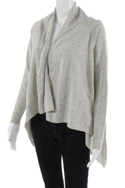 Vineyard Vines Women Gray Merino Cashmere Cardigan Long Sleeve Size XS