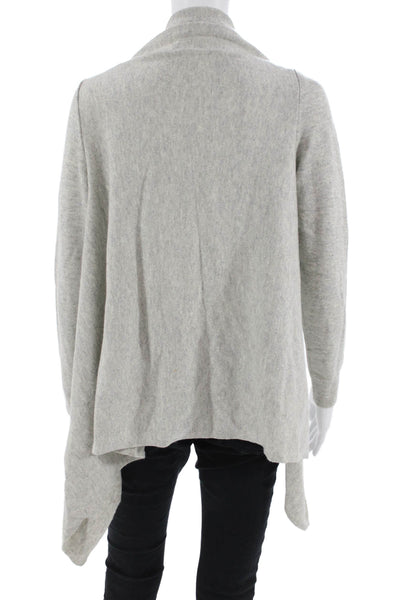 Vineyard Vines Women Gray Merino Cashmere Cardigan Long Sleeve Size XS