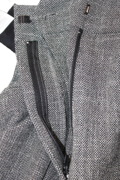 Zara Womens Dress Pants Dark Gray Hook & Eye Polyester Viscose Size S