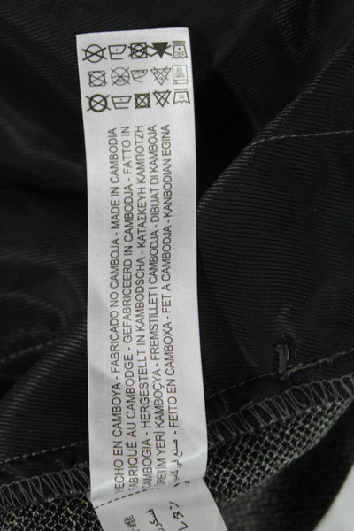 Zara Womens Dress Pants Dark Gray Hook & Eye Polyester Viscose Size S