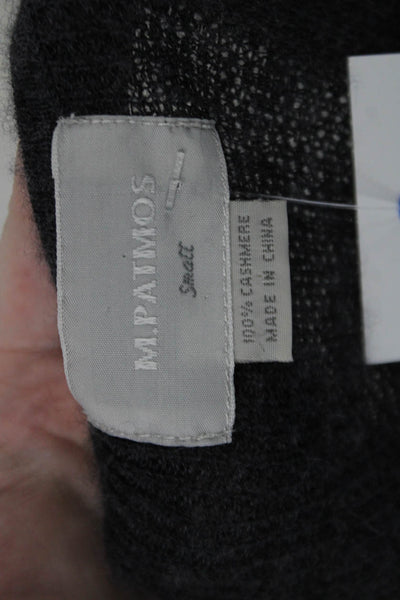 M. Patmos Women 100% Cashmere Pullover Crew Neck Dark Gray Sweater Size S