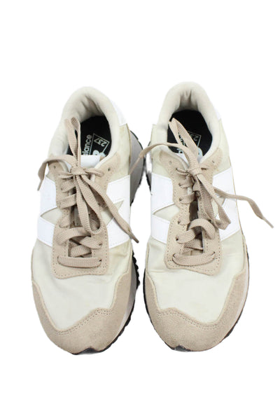 New Balance Womens Textured Lace Up Lined Sneakers Nude Size EUR 37