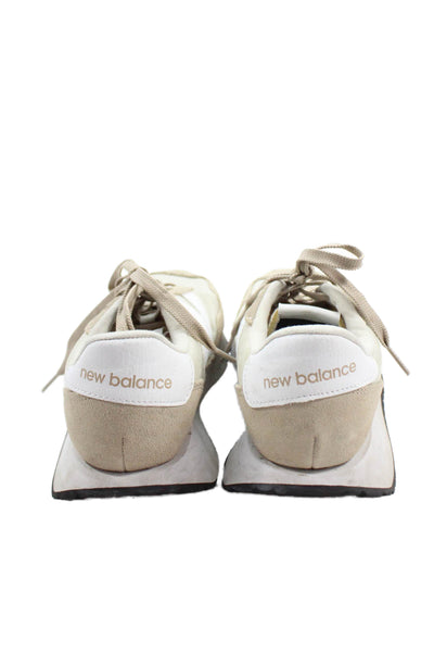 New Balance Womens Textured Lace Up Lined Sneakers Nude Size EUR 37