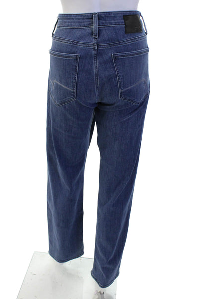 Mavi Mens Straight Jeans Blue Button Fly Mid Rise Size 30