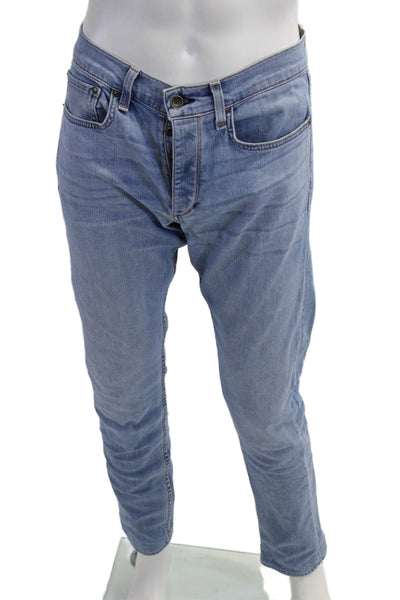 Rag & Bone Mens Skinny Jeans Light Blue Size 33