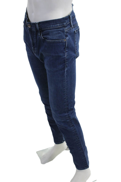 Frame Denim Mens Skinny Straight Dark Blue Jeans Size 33