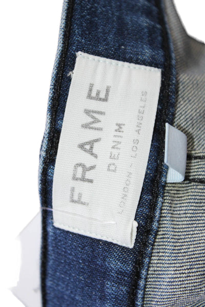 Frame Denim Mens Skinny Straight Dark Blue Jeans Size 33