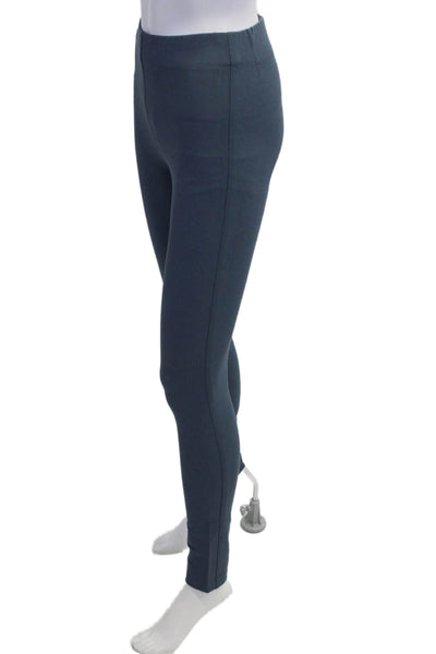 Joseph Women Dark Blue Solid Ankle Leggings Size S
