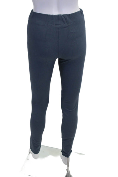 Joseph Women Dark Blue Solid Ankle Leggings Size S