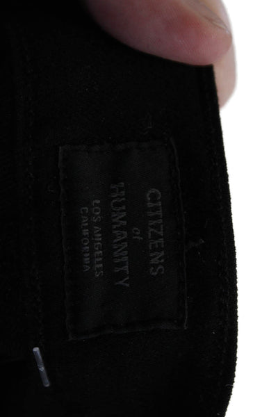 Citizens of Humanity Womens Ankle Skinny Jeans Black Mid Rise Size 27