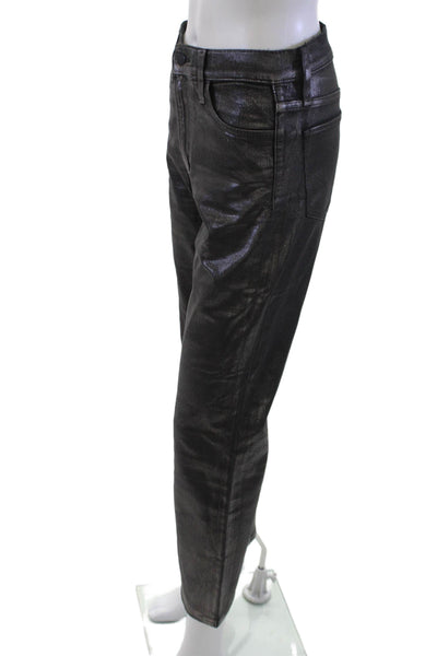 Joes Women Bootcut Cropped Black Jeans Size 26