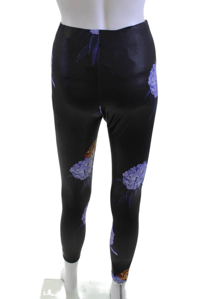 Jazmin Chebar Womens Black Floral Butterfly Ankle Jegging Size 1