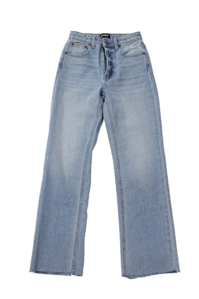 Katie J Childrens Girls Skinny Leg Light Wash Jeans Blue Size 12