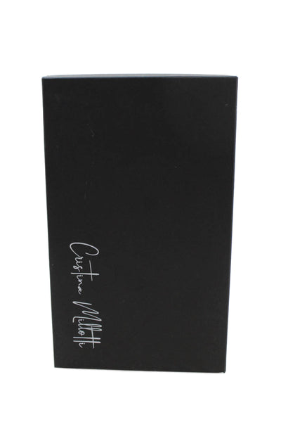 Cristina Millotti Womens Leather Barbados Ivory Heels Beige Size EUR 41