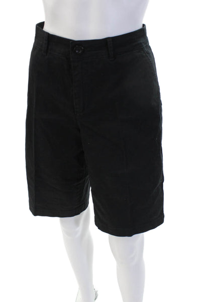 NYDJ Unisex Bermuda Chino Black Button Classic Size 6