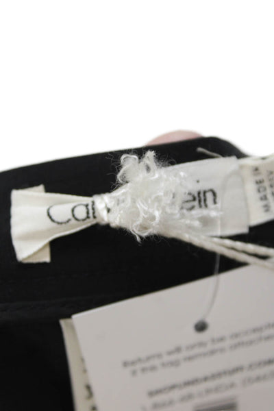 Calvin Klein Collection Womens A-Line Black Wool Skirt Size 12