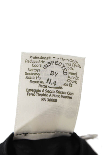 Calvin Klein Collection Womens A-Line Black Wool Skirt Size 12