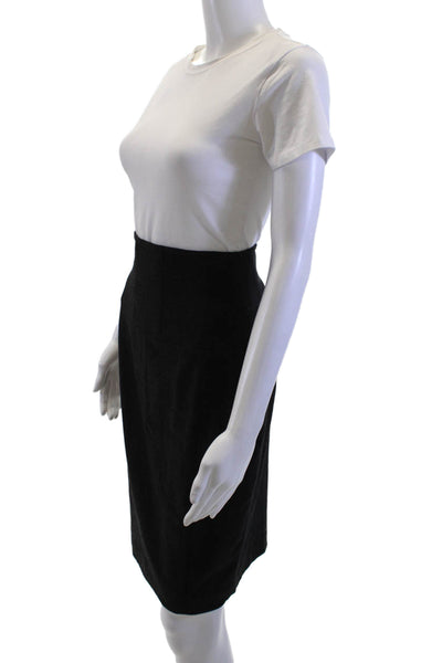 Elie Tahari Womens Straight Pencil Skirt Knee Length Black Size 2