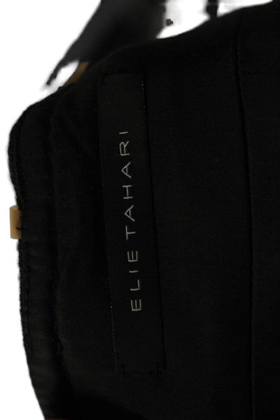 Elie Tahari Womens Straight Pencil Skirt Knee Length Black Size 2