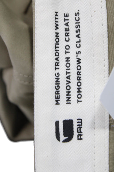 G Star Raw Mens Chinos Beige 100% Cotton Size 30