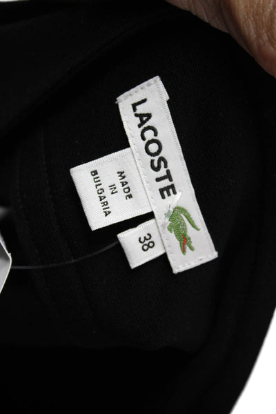 Lacoste Womens Mini Pencil Skirt Black Viscose Blend Size 38