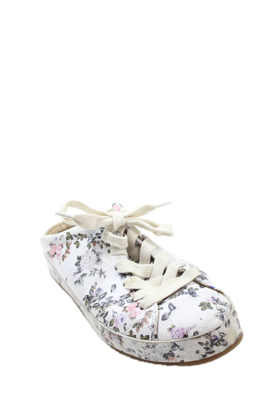 Rag & Bone Women's Lace Up Round Toe Rubber Sole Floral Sandals Size 6