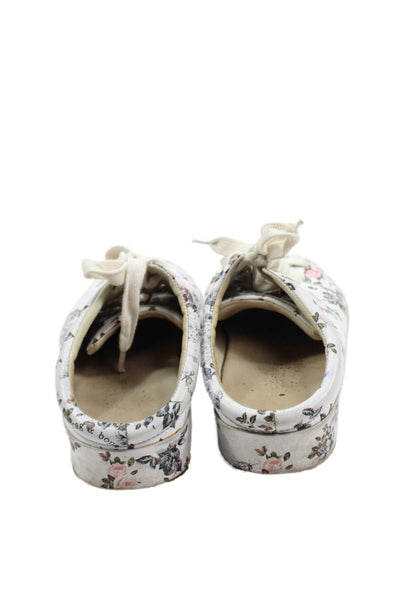 Rag & Bone Women's Lace Up Round Toe Rubber Sole Floral Sandals Size 6