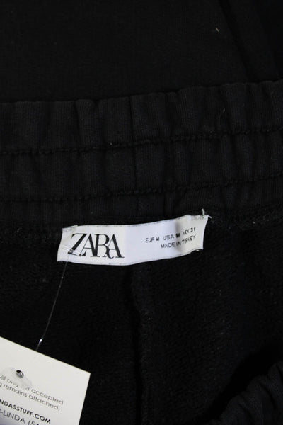 Zara Womens Black Jogger Sweatpants Size M