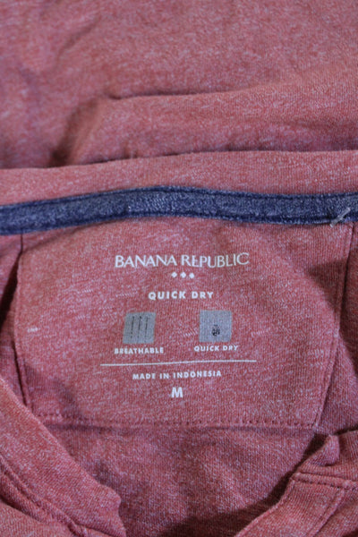 Banana Republic Unisex Basic Pink Short Sleeve T-Shirt Size M