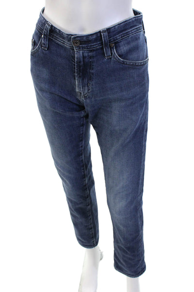 Adriano Goldschmied Mens Ankle Cropped Dark Blue Jeans Size 29