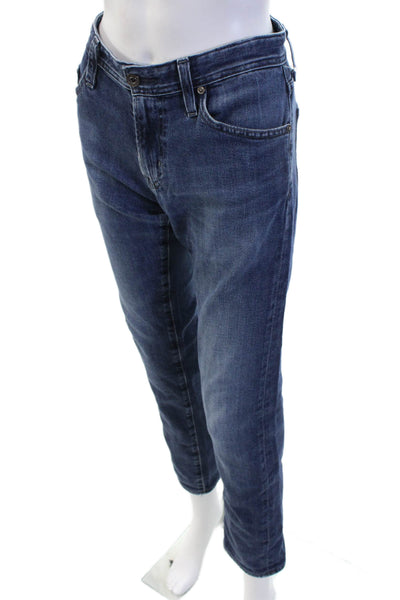 Adriano Goldschmied Mens Ankle Cropped Dark Blue Jeans Size 29